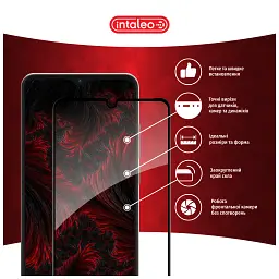 Скло захисне Intaleo Full Glue ZTE Blade A52 Black (1283126545511) - мініатюра 3