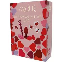 Набір Dreamtoys Amour The Passion Love Alluring Anal Kit 7 шт. червоний