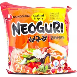 Локшина рамен Nongshim Neoguri з морепродуктами гостра 120 г