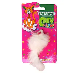 Іграшка для котів TatraPet Caty Funny плюшева мишка сіра 5 см 