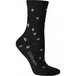 Шкарпетки Icebreaker Life UltraLight 3/4 Crew Starry L Night Black/Metro (1052-100 111 001 L)