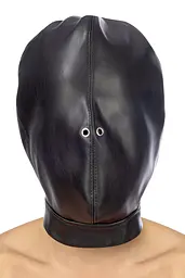 Капюшон для БДСМ Fetish Tentation Closed BDSM hood in leatherette - мініатюра 2