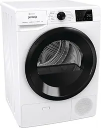 Gorenje Сушильна машина тепловий насос, 9кг, A++, 60см, дисплей, 16 програм, Wi-Fi, білий - мініатюра 3