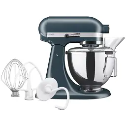 Кухонна машина KitchenAid 4,3 л 5KSM95PSEBS з відкидним блоком, блакитна сталь - мініатюра 2