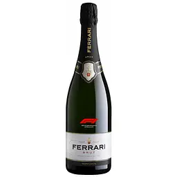 Ігристе вино Ferrari Brut F1, біле, брют, DOC, 12,5%, 0,75 л - мініатюра 2
