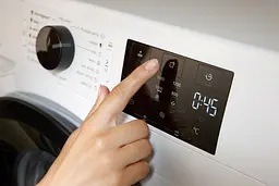 Пральна машина Gorenje фронтальна, 8кг, 1400, A+++, 55см, дисплей, пар, інвертор, білий (WNEI84BS) - мініатюра 16