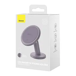 Автомобільне кріплення для смартфона Magnetic (Клейка стрічка) Baseus Пурпурове - мініатюра 7