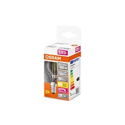 Лампочка Osram LED CL P60 DIM 6,5W/827 230V FIL E14 10x1 (4058075447875) - мініатюра 4
