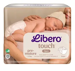 Підгузки Libero Touch Prema 0 (до 2.5 кг), 24 шт. - мініатюра 2