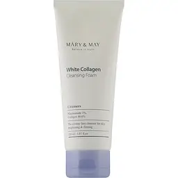 Пінка для вмивання з колагеном та ніацинамідом Mary & May White Collagen Cleansing Foam, 150 мл