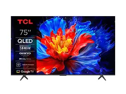 TCL Телевізор 75" QLED 4K 144Hz Smart Google TV Titan ONKYO sound