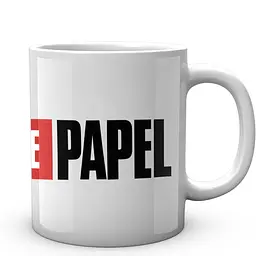 Кухоль GeekLand Паперовий будинок La Casa De Papel logo LC 02.02 330 мл білий - мініатюра 2