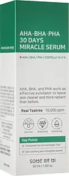Сировотка для обличчя Some By Mi AHA BHA PHA 30 Days Miracle Serum з комплексом кислот 50 мл - мініатюра 2