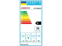 Витяжка вбудована Ardesto HFI-F900GW - мініатюра 3