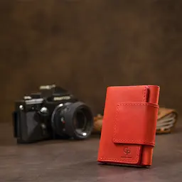 Жіночий гаманець GRANDE PELLE 8х10х1,5 см acs0022473 - мініатюра 7