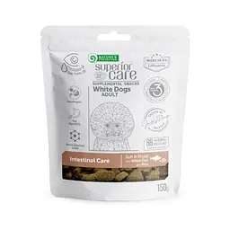 Ласощі для собак Nature's Protection Superior Care White Dogs Intestinal Care 150 г (KIKNPSC47656)
