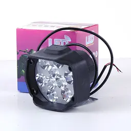Додаткова LED фара 27W (3W x 9) 12-85V 97 x 76 x 40mm Дальний (72-27W) 1 шт. (3295)