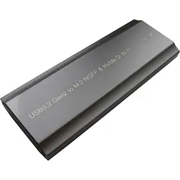 Зовнішня кишеня Dynamode M.2 SSD NVMe/SATA combo USB3.1 GEN2 USB-C (DM-CAD-SSD05) - мініатюра 3