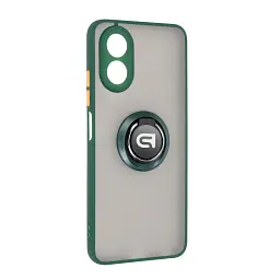 Чохол ArmorStandart Frosted Matte Ring для OPPO A18 4G / A38 4G Dark Green