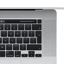 Ноутбук Apple MacBook Pro 16" з Touch Bar 32 ГБ 512 ГБ Intel Core i7 SILVER Model A2141, Seller Refurbished - мініатюра 3