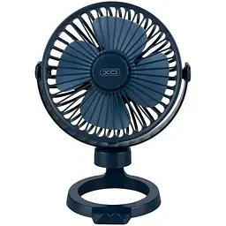 Вентилятор XO MF78 4-inch desktop/bracket adjustable angle fan на акумуляторі 1200 мА·год блакитний