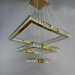 Люстра Linisoln 7965-60*40*20 FG метал, кришталь, LED, 120-50 см, 60*40*20 см, 100 Вт - мініатюра 3