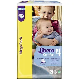 Підгузки Libero Comfort 4 (7-11 кг), 80 шт. (84009) - мініатюра 2