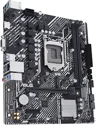 Материнська плата ASUS PRIME H510M-K R2.0 (H510M-K R2.0) (Socket 1200, Intel H510, Micro-ATX) - мініатюра 3
