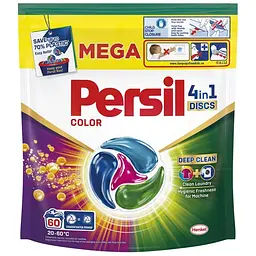 Капсули для прання Persil 4in1 Discs Color Deep Clean 60 шт. (9000101830880)