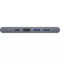 USB-хаб Baseus Thunderbolt C+Pro 7-in-1 Smart Hub CAHUB-L0G Grey - мініатюра 2