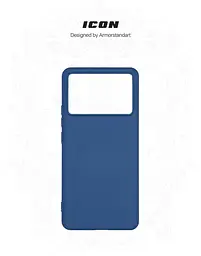 Чехол ArmorStandart ICON для Xiaomi Poco X6 Pro 5G Dark Blue (ARM73366) - мініатюра 3