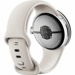 Смарт-годинник Google Pixel Watch 3 41 mm Wi-Fi Polished Silver Aluminum Case/Porcelain Active Band - мініатюра 3