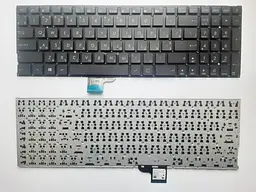 Клавіатура для ноутбуків Asus UX510 чорна без рамки