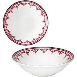 Салатник S&T вишиванка червоний ромб (30005-005) - мініатюра 2