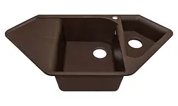 Кухонна мийка Adamant Spirit 1000x500x225 коричневий 356223, Коричневий - мініатюра 2