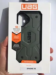 Оригінальний протиударний чохол UAG Pathfinder MagSafe для iPhone 16 Olive 114470117272 - мініатюра 2