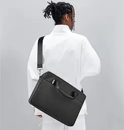 Сумка для ноутбука Wiwu Minimalist Pro Laptop Bag 14" Black [91647] - мініатюра 7
