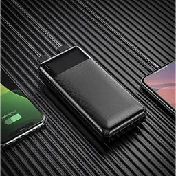 Зовнішній акумулятор Power bank HOCO J72A 20000mAh Повербанк для телефона / Павербанк Чорний - мініатюра 5