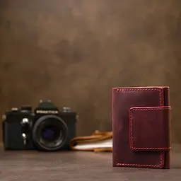 Шкіряна візитниця GRANDE PELLE 7х10х1,5 см acs0018796 - мініатюра 7