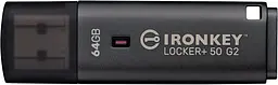 Kingston Накопичувач Kingston 64GB USB 3.2 Type-A Gen1 IronKey Locker+ 50 G2 - мініатюра 2