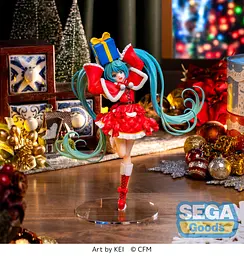 Фігурка Sega Вокалоїд Хацуне Міку Vocaloid Hatsune Miku Christmas 2024 19 см S V HM C24 19 - мініатюра 5