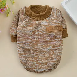 Кофта для собак та котів EcoToys Coffe M ряба кавова A: 30 см B: 37 см C: 24 см M-7082 - мініатюра 3