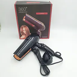 Фен стайлер для волосся сушка локонів 2200Вт UKC Salon 360 Surround MA-8815 чорний - мініатюра 4