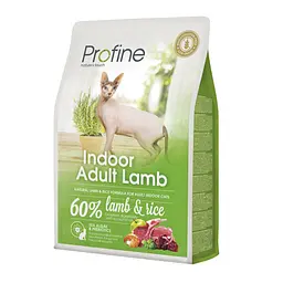 Сухий корм для виведення шерсті Profine Cat Indoor, з ягням і рисом, 2 кг