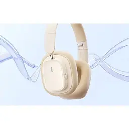 Бездротові навушники Baseus Bowie H1i Noise-Cancellation Wireless Headphones повнорозмірні білі A00050402223-00 - мініатюра 5