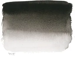 Акварельна фарба Sennelier L'Aquarelle, 10 мл, S1, Слонова кістка (Ivory Black) - мініатюра 2