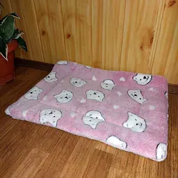 Плед для тварин Soft Pet Bed Cushion 60х80 см Pink Bear - мініатюра 5