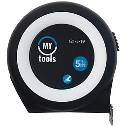 Рулетка вимірювальна My Tools Black edition 5 м х 19 мм (121-5-19)