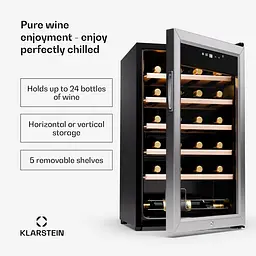 Винний холодильник Klarstein Shiraz Premium Smart 24 (10045339) - мініатюра 5