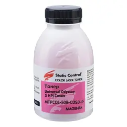 Тонер HP/Canon MPTCOL OS3 40г magenta (фасовка) Static Control (MPTCOL-40B-MAOS3-P)